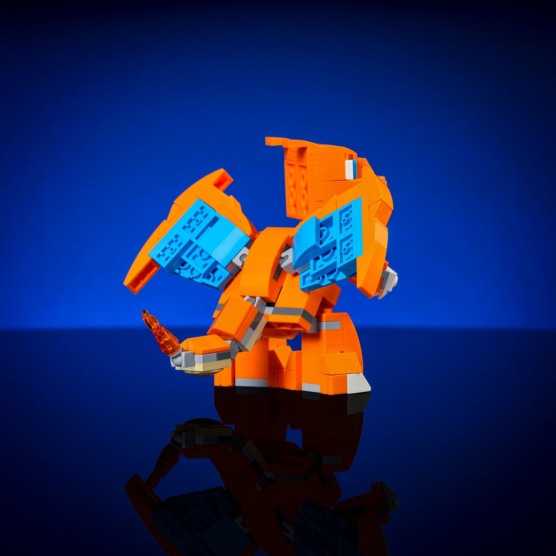 Fire Dragon made of LEGO bricks by Bricker Builds