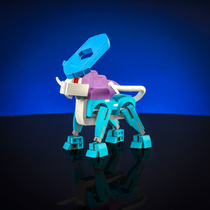 Aqua Leopard made of LEGO® bricks by Bricker Builds