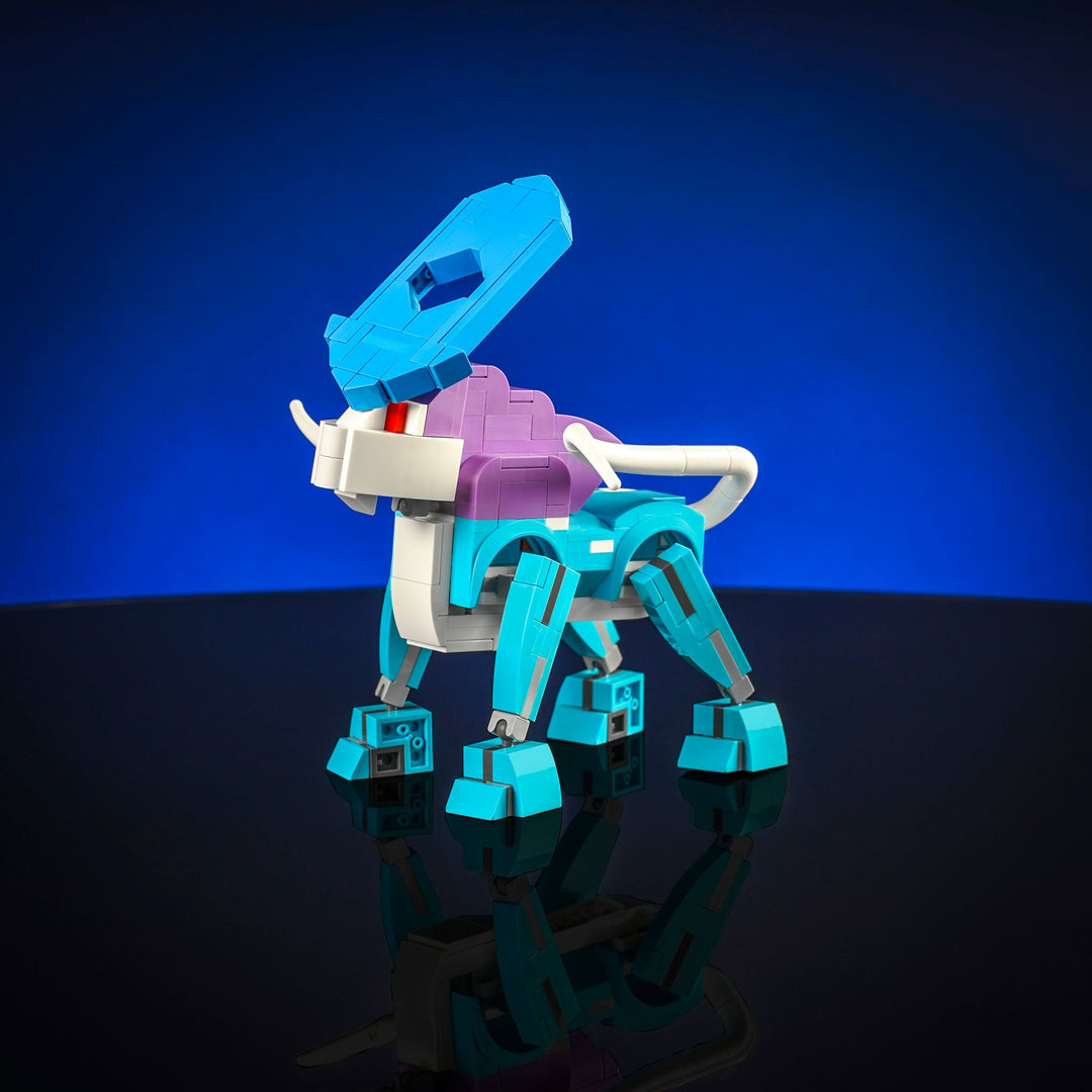 Aqua Leopard made of LEGO® bricks by Bricker Builds