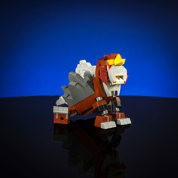 Flame Hound made of LEGO® bricks by Bricker Builds