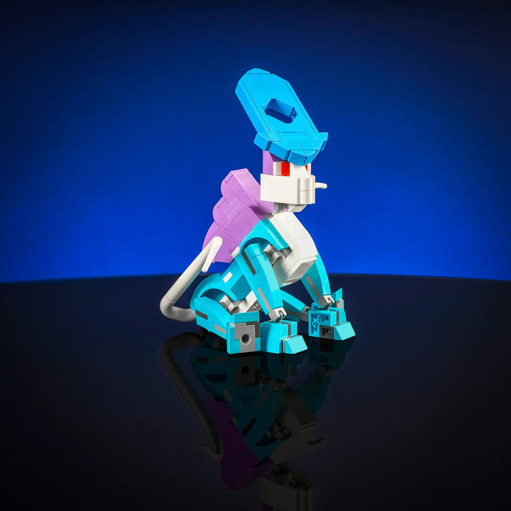 Aqua Leopard made of LEGO® bricks by Bricker Builds