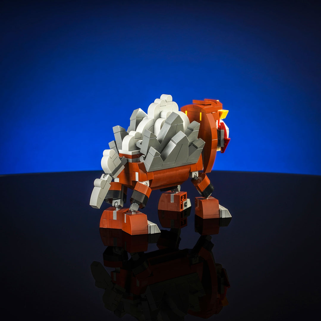Flame Hound made of LEGO® bricks by Bricker Builds