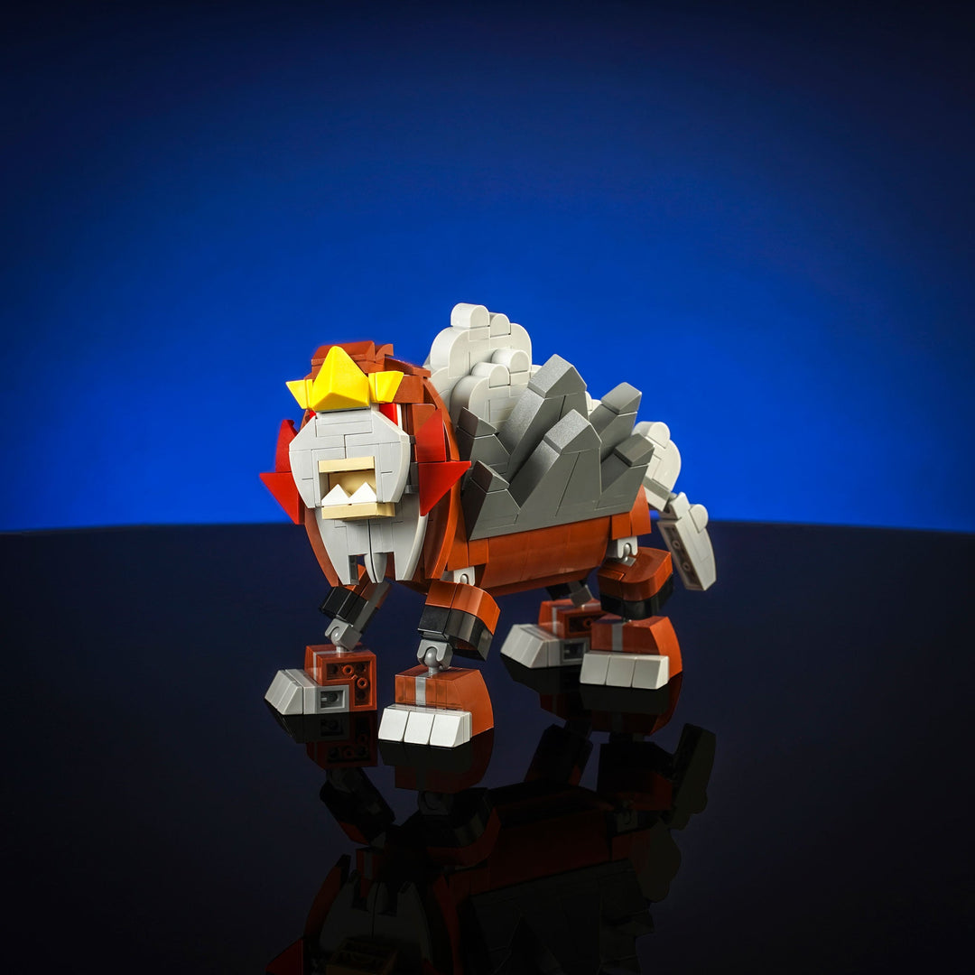 Flame Hound made of LEGO® bricks by Bricker Builds