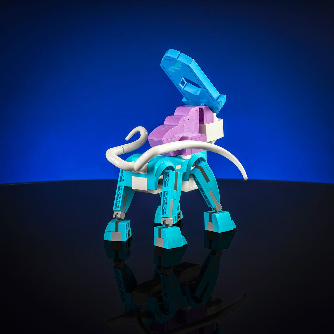 Aqua Leopard made of LEGO® bricks by Bricker Builds