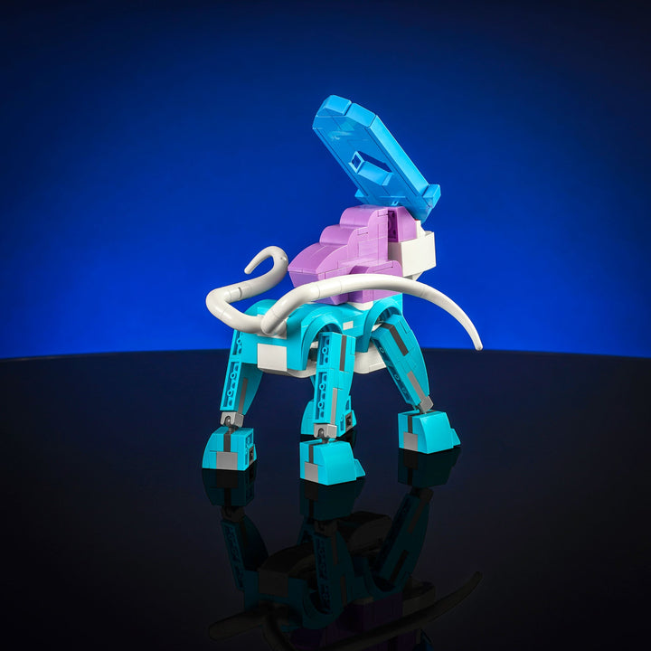 Aqua Leopard made of LEGO® bricks by Bricker Builds