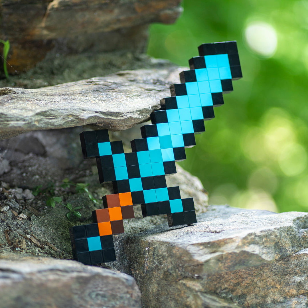 Diamond Sword made of LEGO® Bricks by Bricker Builds