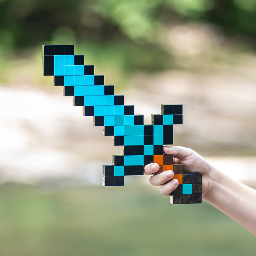 Diamond Sword made of LEGO® Bricks by Bricker Builds