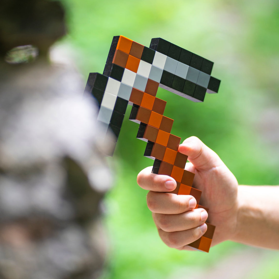 Iron Pickaxe made of LEGO® Bricks by Bricker Builds