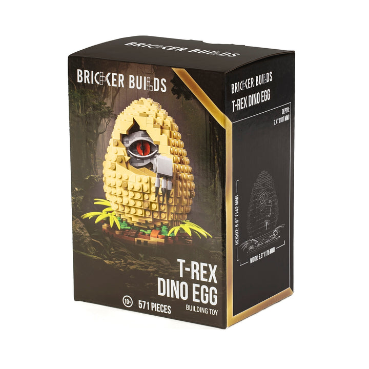Emballage de boîte en gros Bricker Builds Dino Egg Tyrannosaurus T-Rex