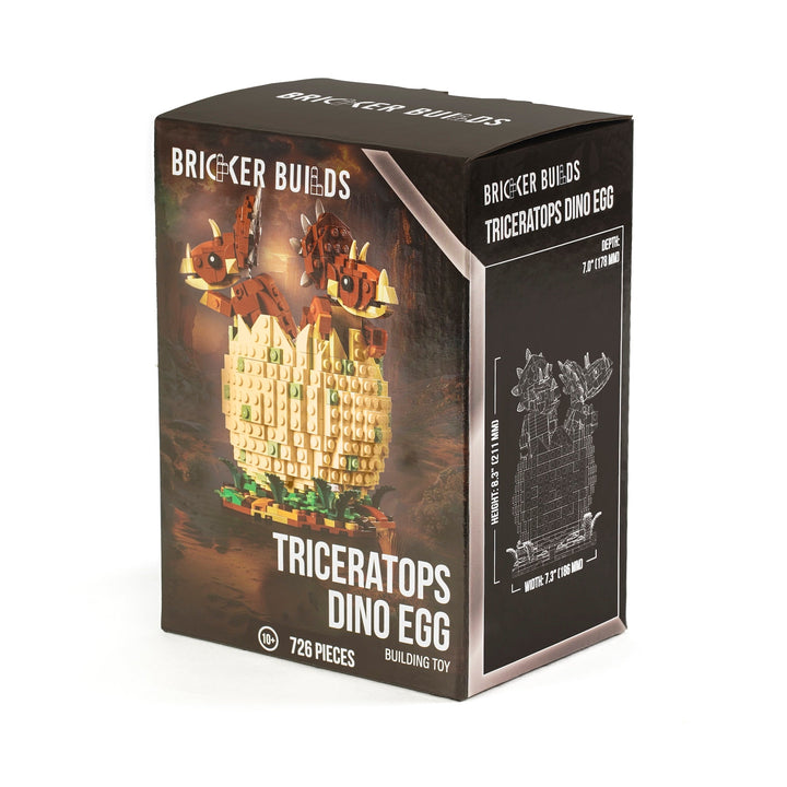 Bricker Builds Dino-Ei-Triceratops-Box-Verpackung im Großhandel