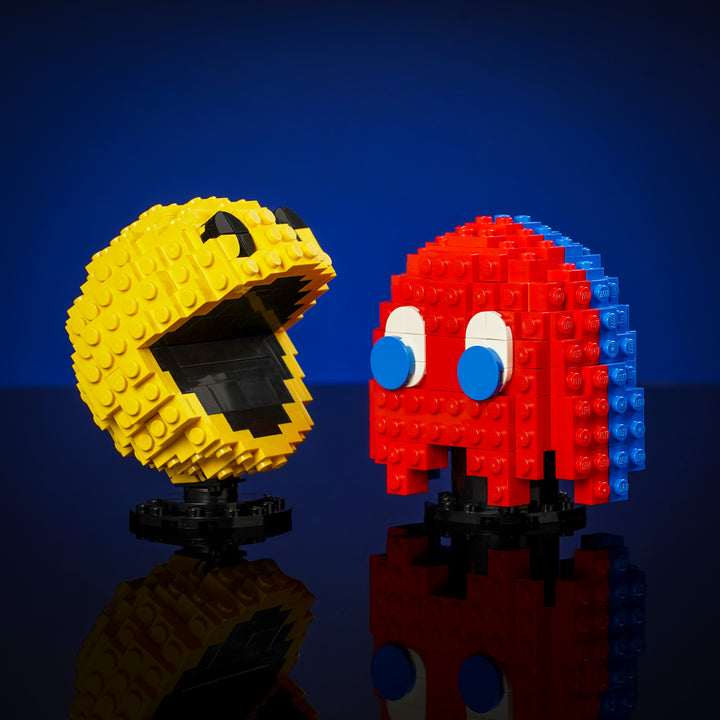 Pie Guy and Edible Ghost built with LEGO® bricks - by Bricker Builds