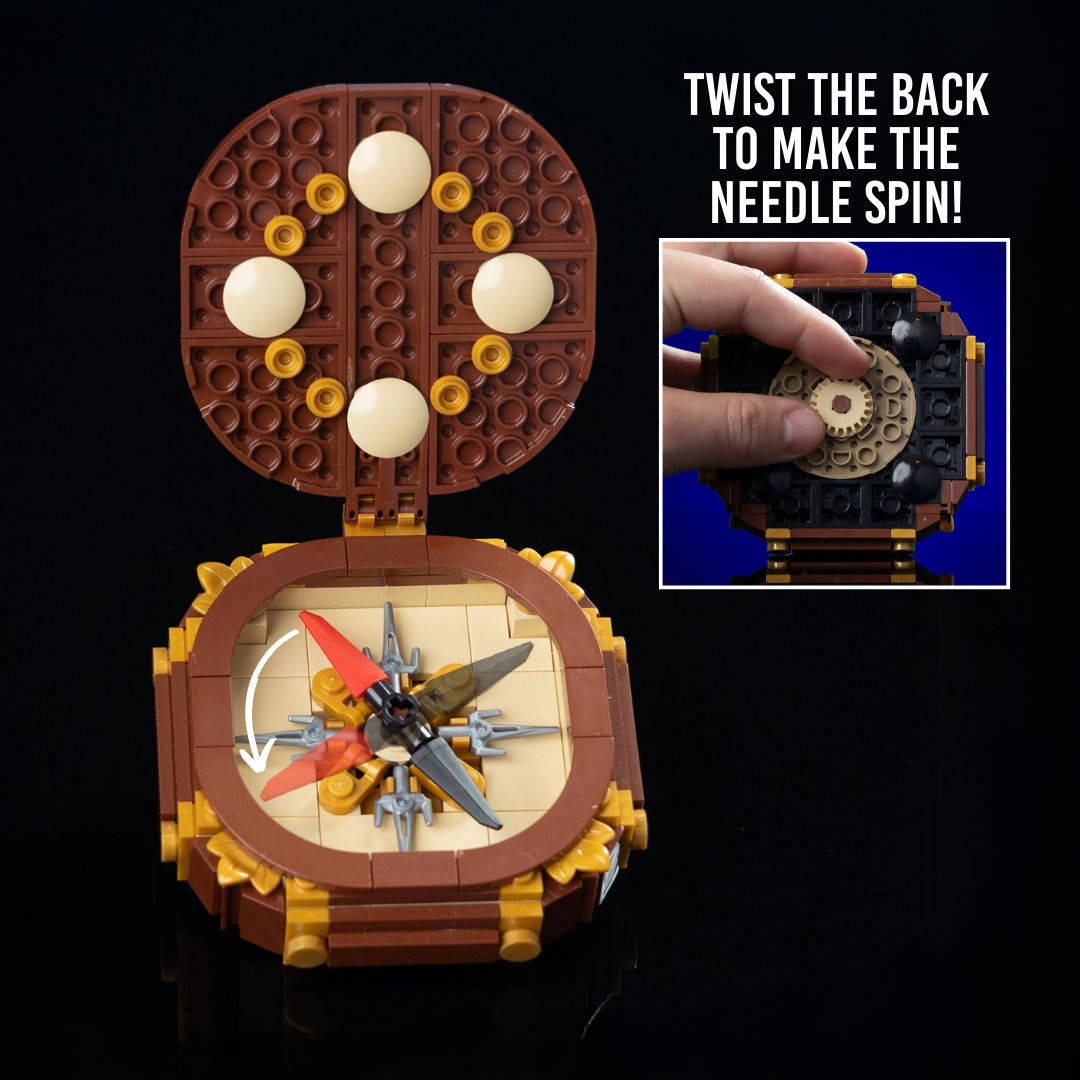 How to Rotate the LEGO Brick Pirate Compass Needle