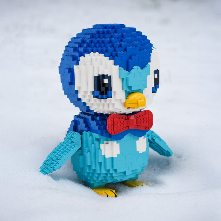 Proud Penguin Life-Sized Sculpture built with LEGO® bricks - by Bricker Builds