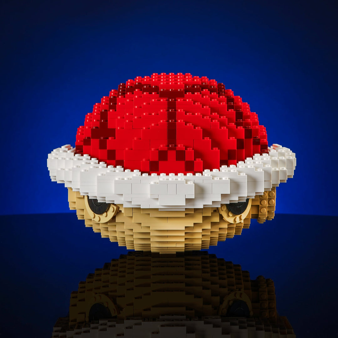 Coquille rouge en briques LEGO®  de Bricker Builds