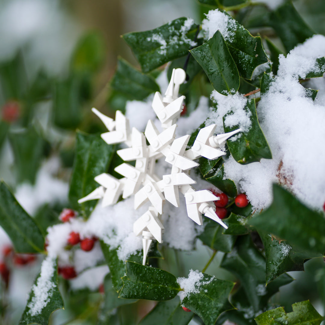 [Exclusive] Snowflake Ornament built with LEGO® bricks - by Bricker Builds