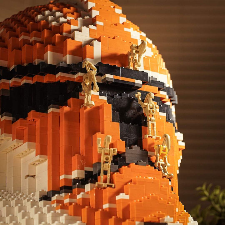 332nd Trooper Life-Sized Helmet (instructions) in LEGO® bricks - Bricker Builds™