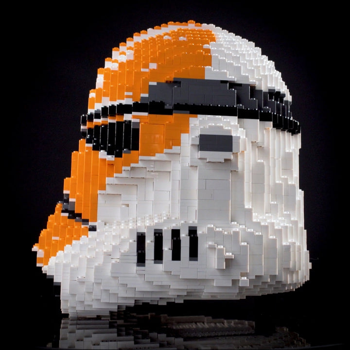 332nd Trooper Life-Sized Helmet (instructions) in LEGO® bricks - Bricker Builds™