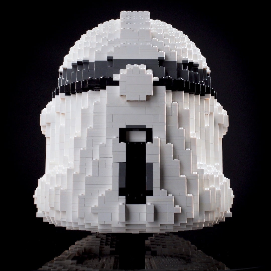 332nd Trooper Life-Sized Helmet (instructions) in LEGO® bricks - Bricker Builds™