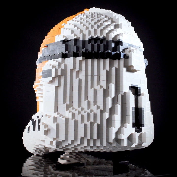 332nd Trooper Life-Sized Helmet (instructions) in LEGO® bricks - Bricker Builds™