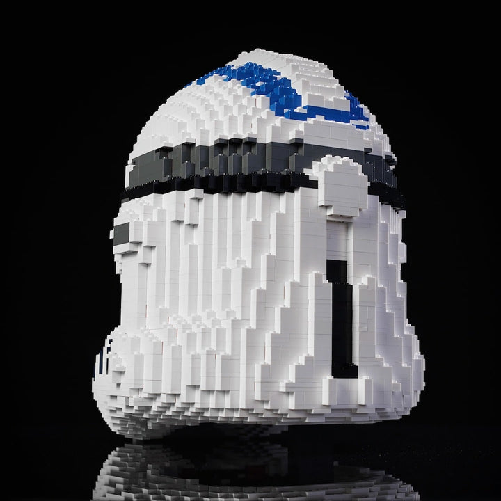 501st Trooper Life-Sized Helmet (instructions) in LEGO® bricks - Bricker Builds™