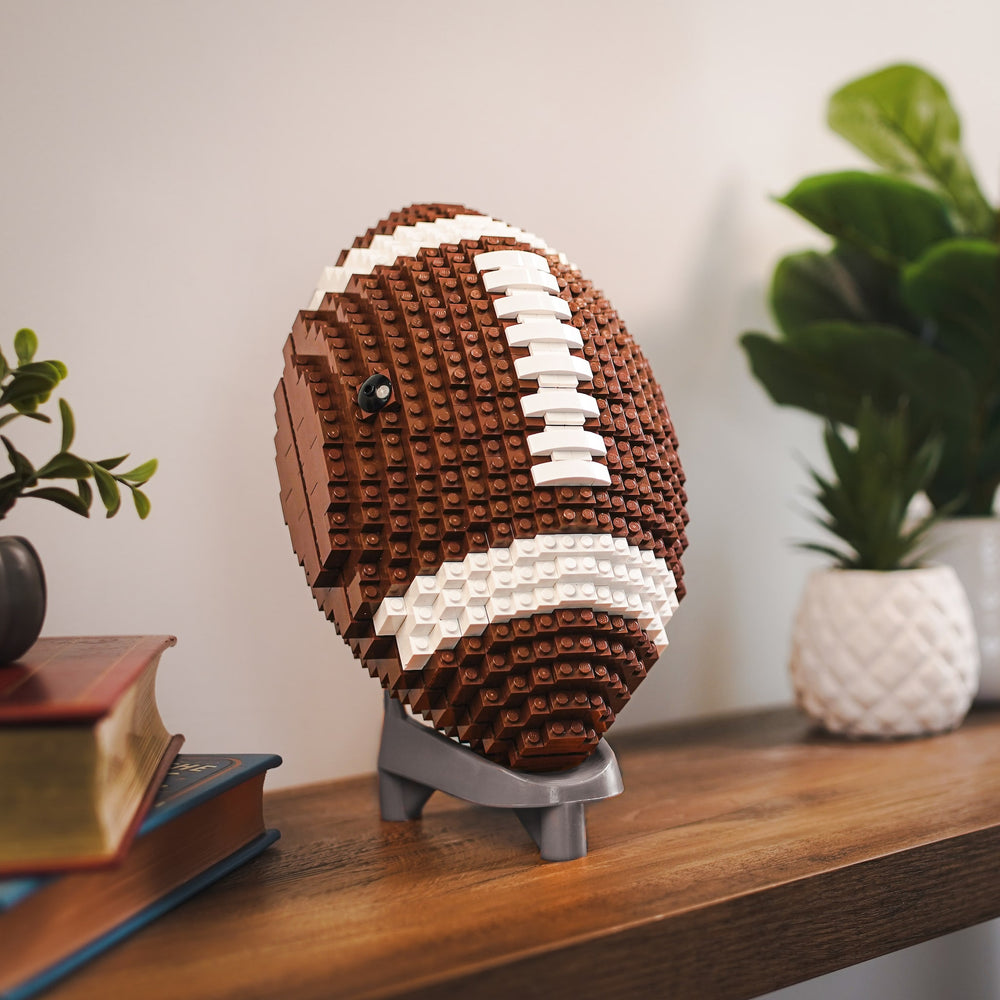 American Football Life-Sized Replica built with LEGO® bricks - by Bricker Builds