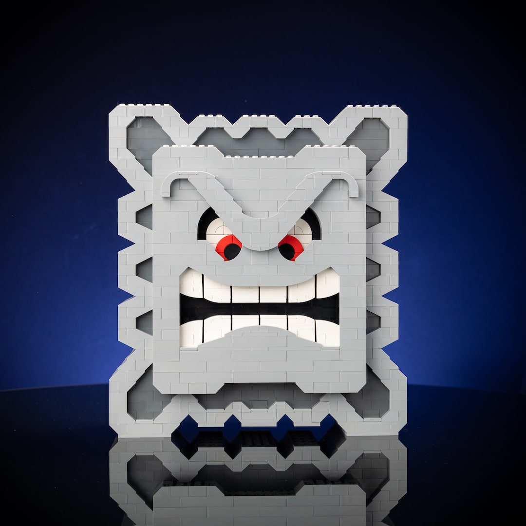 Angry Block Life-Sized Replica built with LEGO® bricks - by Bricker Builds