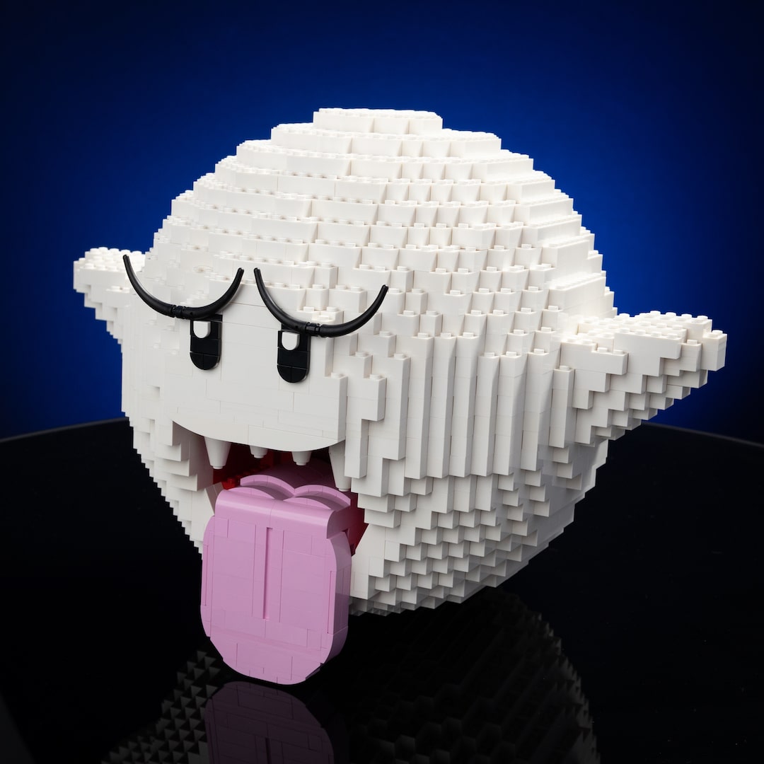 Angry Ghost Life-Sized Replica built with LEGO® bricks - Instructions Only by Bricker Builds