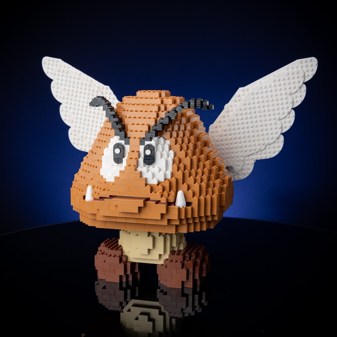 Angry Mushroom Life-Sized Replica built with LEGO® bricks - by Bricker Builds