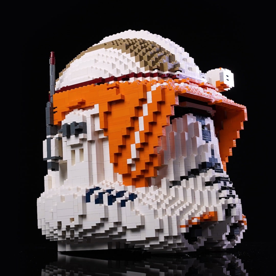 Commander Cody Helmet (Life-Sized) | Build it Yourself with LEGO® Bricker Builds