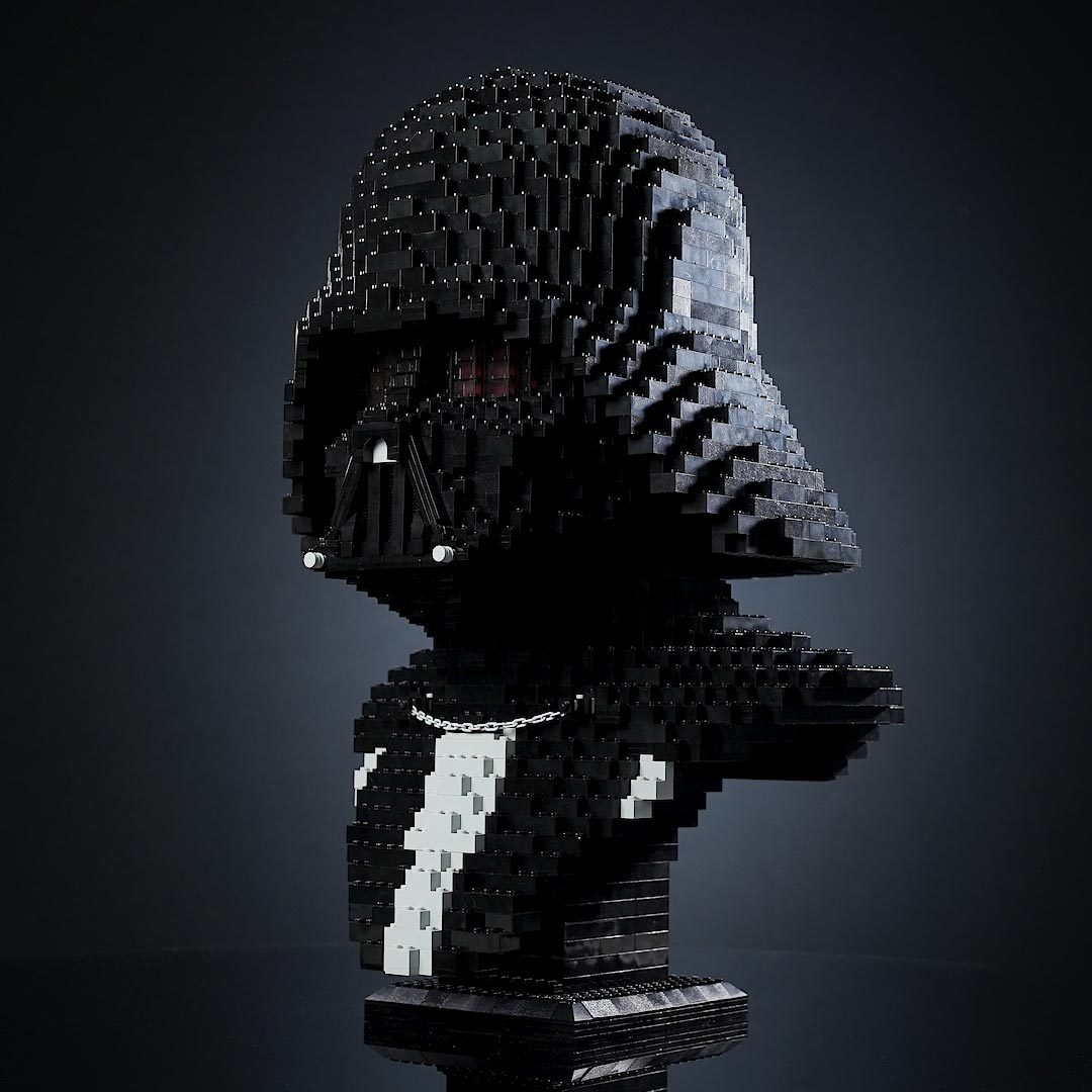 [Discord Exclusive] Instructions for Sci-Fi Collection built with LEGO® bricks - Dark Lord Vader Bust by Bricker Builds