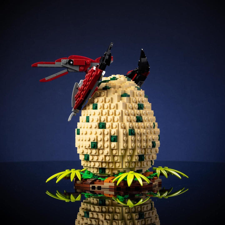 Dinosaur Eggs built with LEGO® bricks - Pterodactyl Back by Bricker Builds