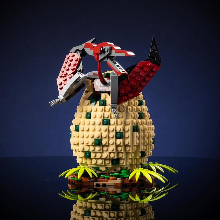 Dinosaur Eggs built with LEGO® bricks - Pterodactyl by Bricker Builds