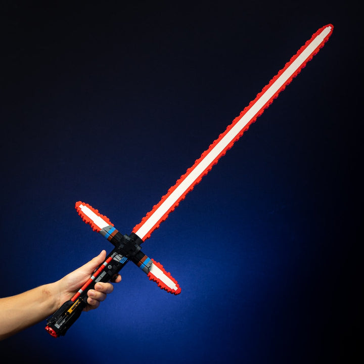 Kylo's Saber Life-Sized Replica built with LEGO® bricks - by Bricker Builds