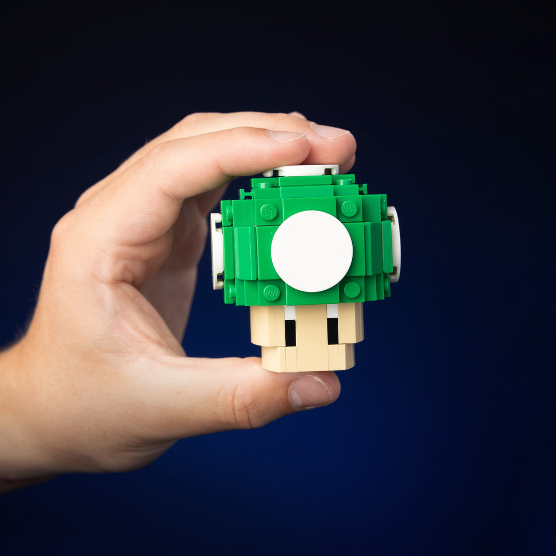[Exclusive] Mini Green Mushroom built with LEGO® bricks - by Bricker Builds
