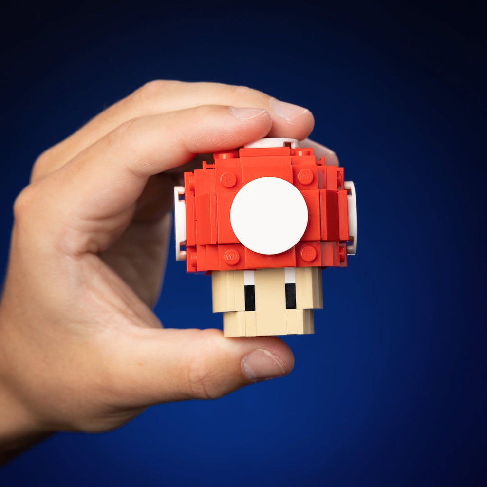 [Exclusive] Mini Red Mushroom built with LEGO® bricks - by Bricker Builds