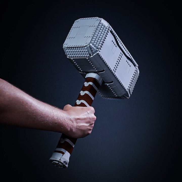 Thor's Hammer Life-Sized Replica built with LEGO® bricks - by Bricker Builds