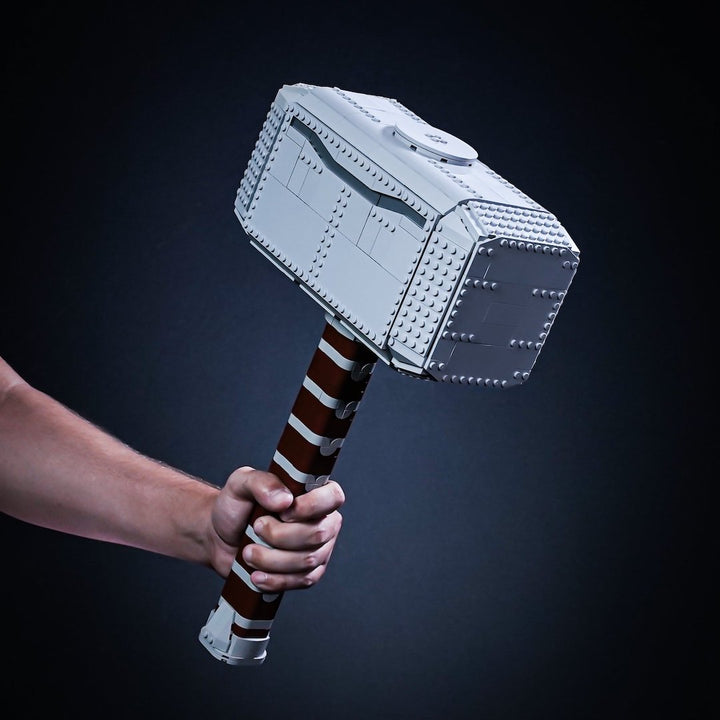 Thor's Hammer Life-Sized Replica built with LEGO® bricks - by Bricker Builds