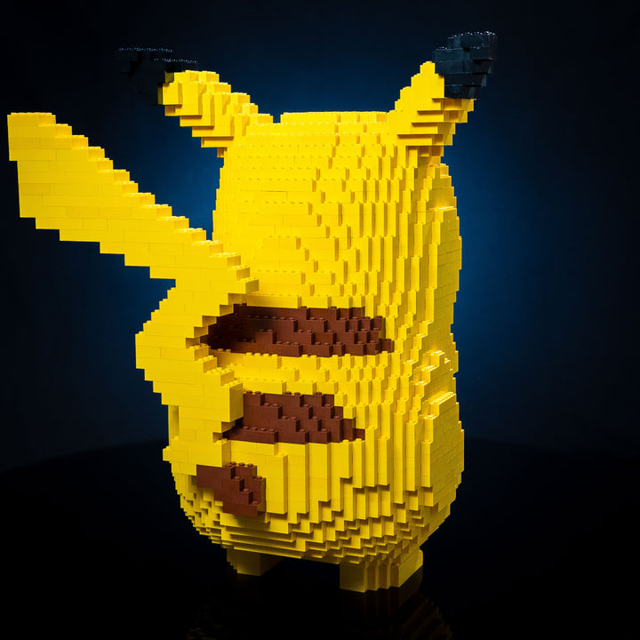 Electric Mouse Life-Sized Sculpture built with LEGO® bricks - by Bricker Builds