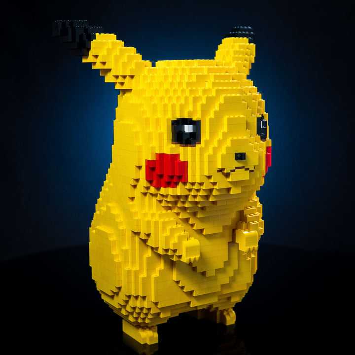 Electric Mouse Life-Sized Sculpture built with LEGO® bricks - by Bricker Builds