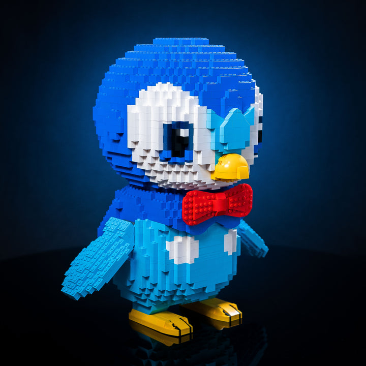 Proud Penguin Life-Sized Sculpture built with LEGO® bricks - by Bricker Builds