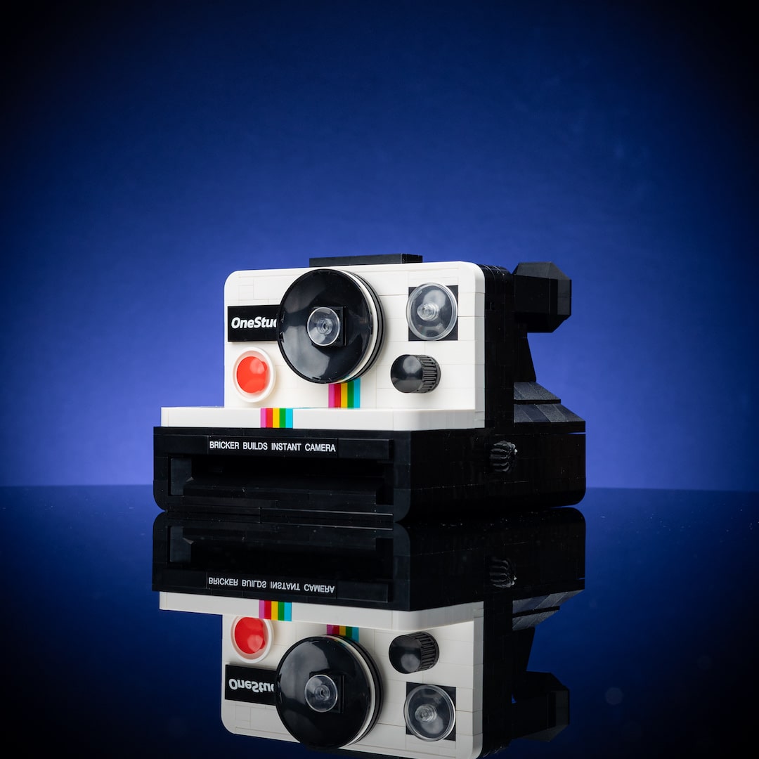 Retro Instant Camera Life-Sized Replica built with LEGO® bricks - by Bricker Builds