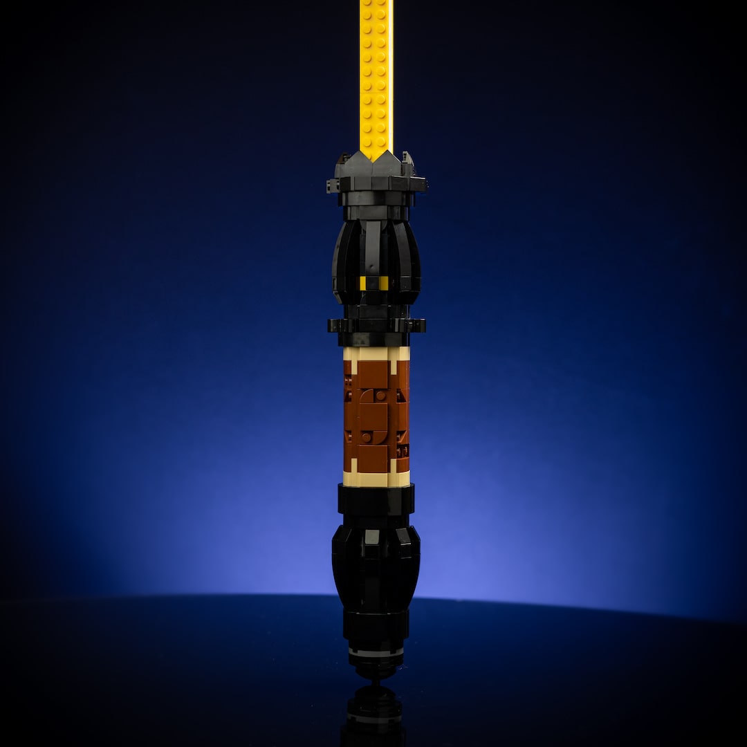 Rey's Saber Life-Sized Replica built with LEGO® bricks - by Bricker Builds