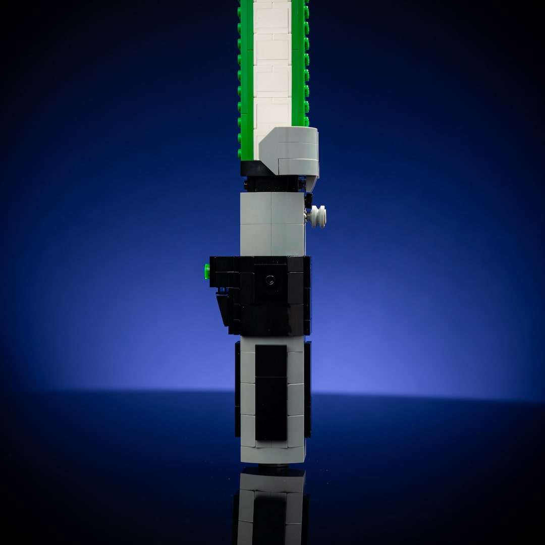 The Wise Master's Saber Life-Sized Replica built with LEGO® bricks - by Bricker Builds