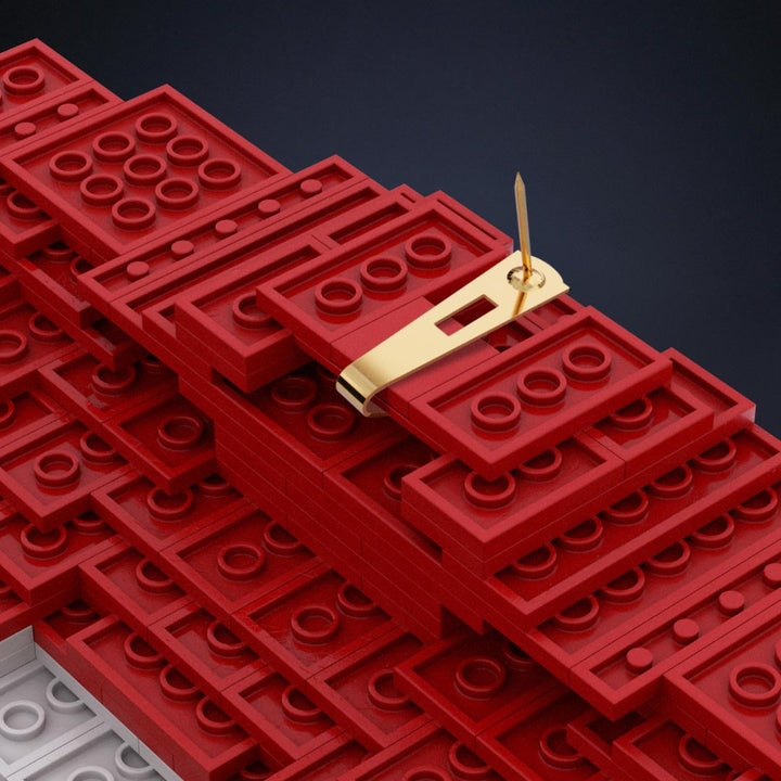 Wall Mount for Cap's Shield in LEGO bricks - Bricker Builds