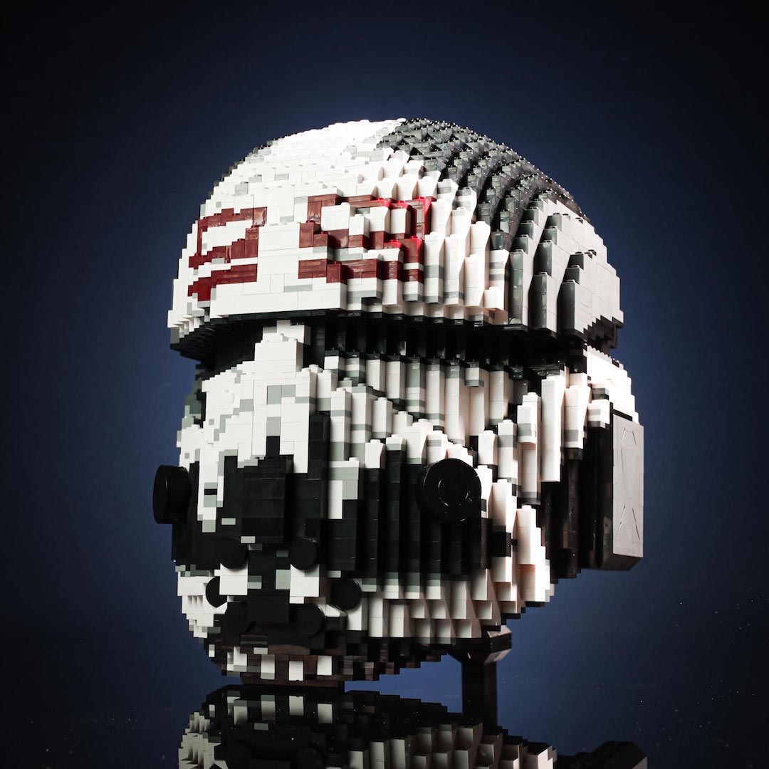 [Discord Exclusive] Instructions for Sci-Fi Collection built with LEGO® bricks - Wrecker (Bad Batch) Helmet by Bricker Builds
