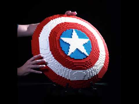Cap's Shield Replika i naturlig storlek